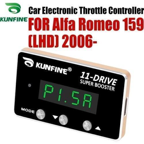 KUNFINE Car Electronic Throttle Controller Racing Accelerator Potent Booster For Alfa Romeo 159 (LHD RHD ) 2006-After