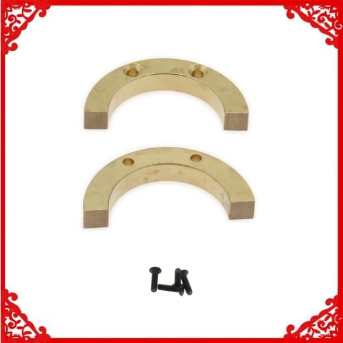 Brass Additional Weight For T8631 The Counterweight Balance Knuckle AxleFor Rc Model Car 1/10 Traxxas Trx-4 Crawler