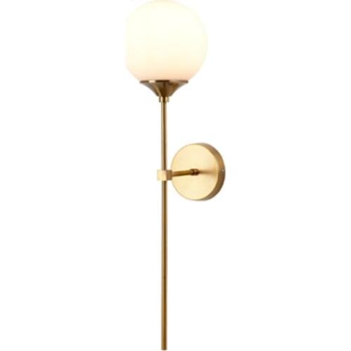 Minimalist Modern Bedside Led Wall Light Creative Personality Bedroom Study Lamp Mirror Bar Background Light Free Shipping