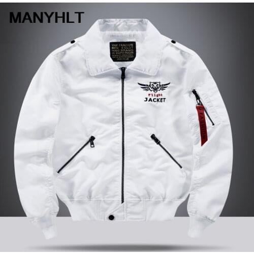 Mens Fashion Bomber Jacket Men Military Windbreaker Air Force Jackets Male Streetwear Multi-pocket Fight Oversized Jacket Men