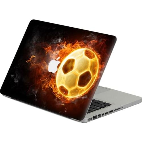 Flame football Laptop Decal Sticker Skin For MacBook Air Pro Retina 11" 13" 15" Vinyl Mac Case Notebook Body Full Cover Skin