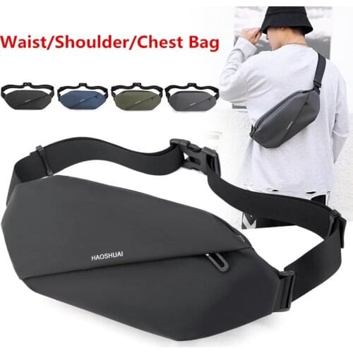 Casual Fanny Pack Banane Sac Chest Bag Waist Bag Mens Women Purse Male Belt Bag Banana Bags Zipper Phone Holder Fashion Bum Bag