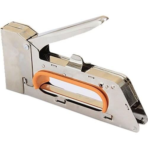 Furniture stapler framing tacker Manual hand nail gun woodworking heavy duty staples franing paper window Tacker Tools