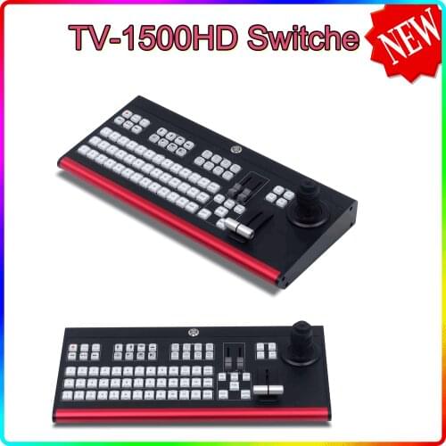 TY-1500HD Control Panel of Vmix Switcher Video Recording Equipment Video Switcher for New Media Live Youtube Ins TV Broadcasts