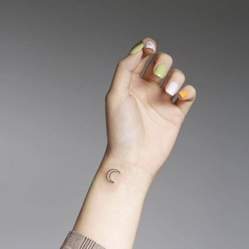 Waterproof Temporary Tattoo Sticker ins moon sexy cute Body Art flash tatoo fake tatto for Women Men