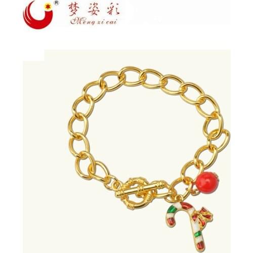 Hot Fashion Gold Alloy Bracelet for women Beautiful Bangle Pendant Jewelry pulseira feminina bileklik pulseras Christmas Gifts