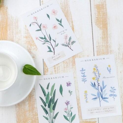 1pcs Magazine Bookmarks Collection of flowers and seasons 30-packed bookmarks