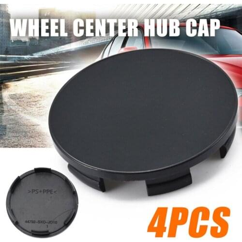 4pcs ABS 70mm/64mm Black Plastic Car Trucks Vehicle Wheel Center Rim Hubs Covers Set Tyre No Badge Cap Covers Car Accessories