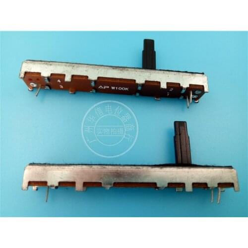 5pcs 75mm Slide potentiometer for Yamaha Behringer Soundcraft A10K A20K A50K B10K B20K B50K / double sliding potentiometer Fader