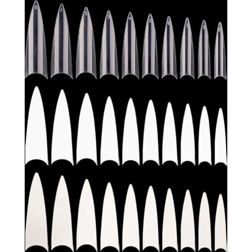 600Pcs Pointed Long Full Cover Fake Nail Tips Everything For Manicure Beauty