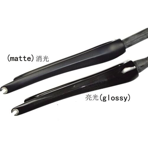 700C Road bicycle 3K full carbon fibre forks Fixed Gear bike straight /cone tube carbon forks Track bike carbon front forks
