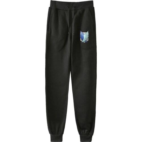 Anime Attack On Titan Japanese Streetwear Joggers Pants Men Hip Hop Pants