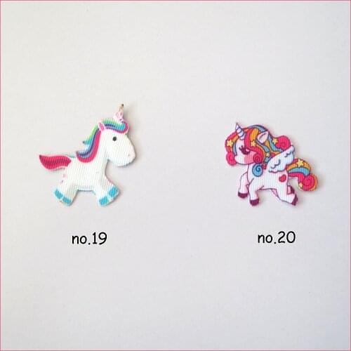 100 Girl 1.75" B- Unicorn lo Sur Dol Rainbow Baby Cloth Patch Wholesale
