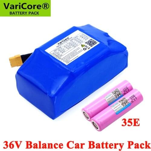 VariCore 36V 5Ah 5.2Ah 7Ah HG2 30Q 2 wheel electric scooter self balancing 18650 lithium battery pack for Self-balancing Fits