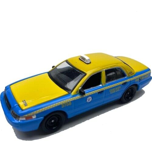 GreenLight 1:64 Ford Victoria taxi Alloy model car Metal toys for childen kids diecast gift