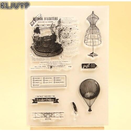 KLJUYP Clear Stamps Scrapbook Paper Craft Clear stamp scrapbooking 471