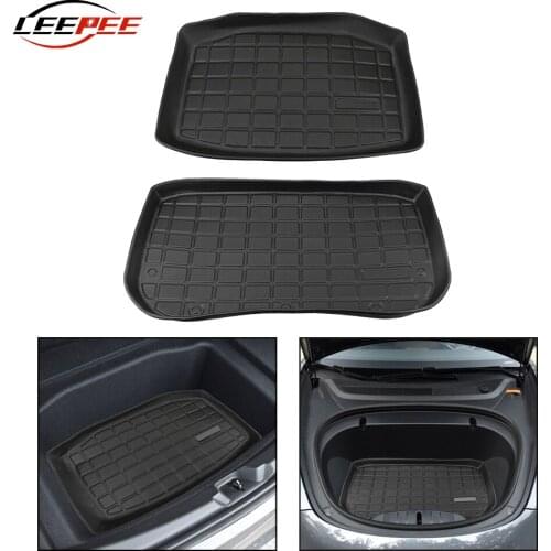 Car Trunk Mat Front Rear Storage Cushion Waterproof Protector Pad Cargo Tray Cover Part Automobile Accessories For Tesla Model 3