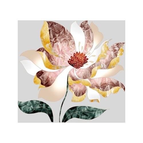 Fashionable beautiful flower prints, heat transfer Iron On patches attached to womens underwear, size can be customized