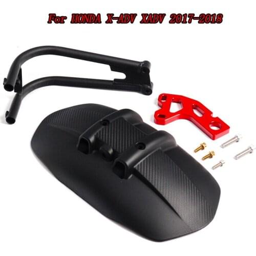 Motorcycle CNC Aluminum Alloy Plastic Rear Wheel Fender Splash Mud Dust Guard Mudguard For Honda X-adv 2017 2018