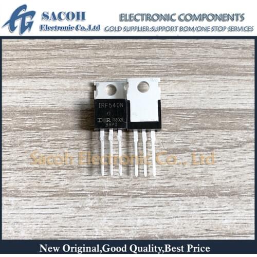 New made in China 10PCS/Lot IRF540N IRF540NPBF IRF540 F540 or IRL540N IRL540 540 TO-220 33A 100V N-Channel Power MOSFET
