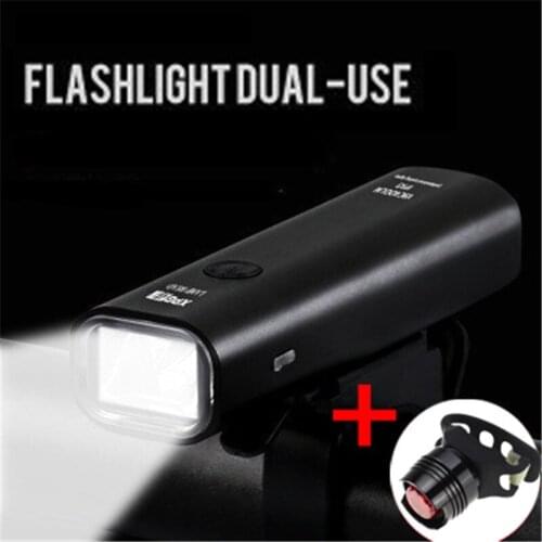 Light On The Bike Front Headlight Rechargeable Flashlight For Bicycle Powerful Lighting Usb Lantern Running Lights Lamp Led