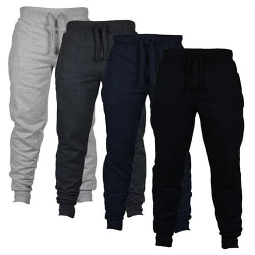 Fleece Warm Mens Sports Running Pants Solid Casual Sweatpants Trouser Workout Jogging Run Pants Plus Size 4XL Gym Fitness Pants