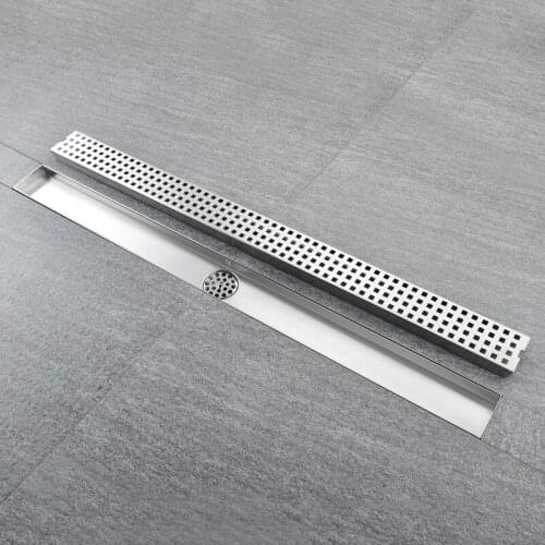 Stainless Steel Waste Grates Floor Drains Bathroom Shower Long Drainage Floor Drain Cover Stopper Bathroom Drain Hair Catcher