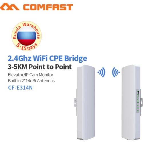 Outdoor High Power Weatherproof CPE/Wifi Extender/Access Point/Router/2.4GHz 300Mbps Dual 14dbi Antenna WIFI Router Bridge