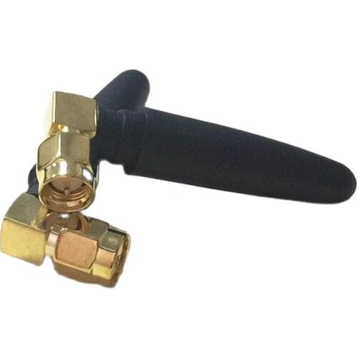 1pc GSM GPRS 433MHZ Antenna 3.5dBi With SMA Right Angle Male Connector Omni 50mm radio aerial Brand New wholesale price