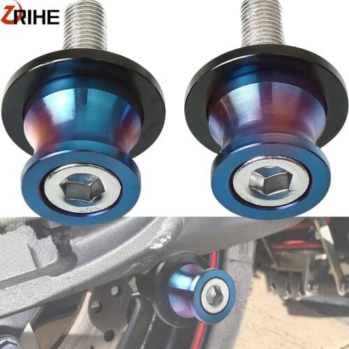 10MM For KAWASAKI NINJA 250 250R 300 400 400R 650 650R Motorcycle Swingarm Spools Slider Stand Screw Ninja ZX-6R ZX25R 2020 2021