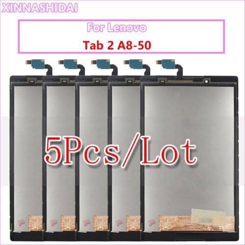 5PCS/LCD Display For Lenovo Tab 2 A8-50 A8-50F A8-50LC Touch Screen Assembly Replacement