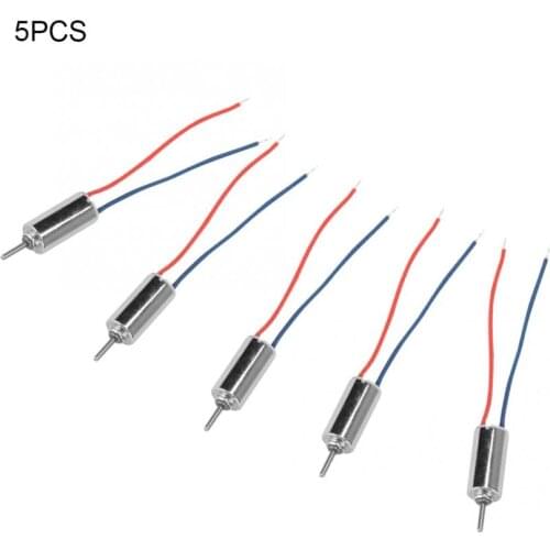 5pcs DC 4.5V 32250RPM Micro Coreless Motor for Model Toy KPD-0408 0.12A 0.12W for Model Aircraft Electronic Toys Low Power