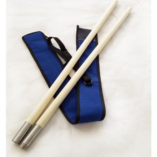 Wushu Eyebrow Stick ,combination stick stainless steel stitching folding short emergency long white bar two sticks