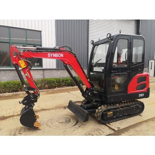 Chinese 2021 New 1.8Ton Digger Crawler Construction Bucket Excavator