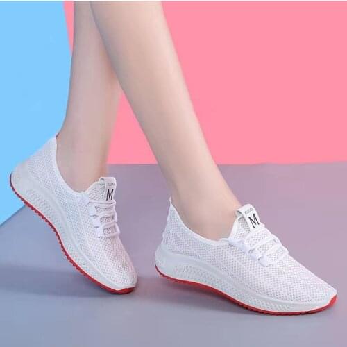 Summer Korean Fashion Little White Shoes All-match Student Leisure Sports Walking Non-slip Breathable Vulcanized Women Sneakers