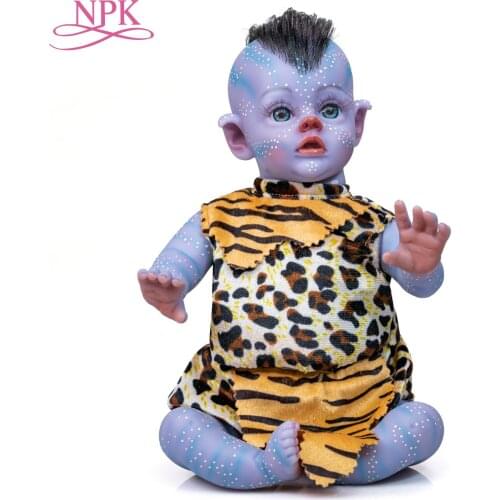 NPK 12inch High Quality Reborn Fairy Avatar Dolls Lifelike Real Soft Touch Small Doll Cute Handy Detailed Paint by Hand