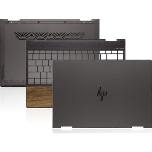 New Laptop LCD Back Cover/Palmrest Upper Case/Bottom Cover For HP ENVY X360 13-AR Rear Lid Top Case Brown L54198-001 L53425-001