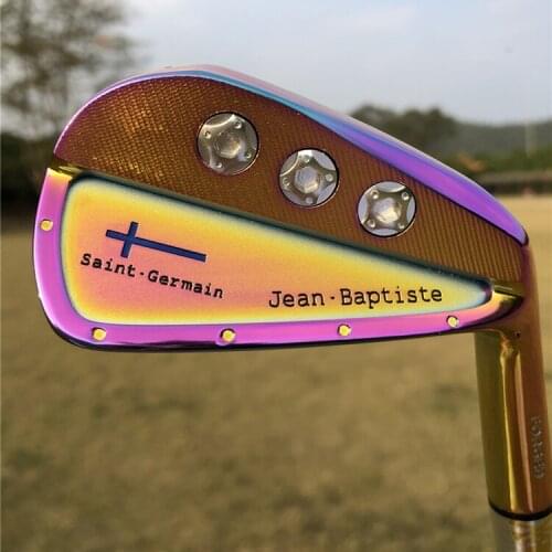 New golf irons Jean Baptiste Saint Germain forged set (4 5 6 7 8 9 P ) with Stiff flex steel shaft 7pcs golf clubs
