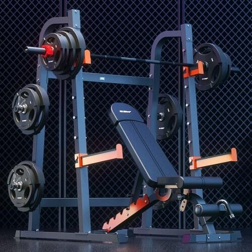 New Upgrade Smith Machine Multi-functional Whole Body Muscle Exercise Gantry Gym Comprehensive Training Fitness Equipment