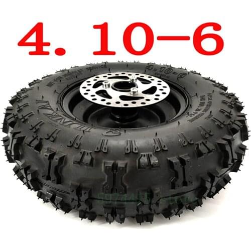 Size 4.10-6 Tires And Rims For All Models Of Atv Go Kart Mini Quad 47cc 49cc Snowmobile 6 Inch Wheel Premium Snow