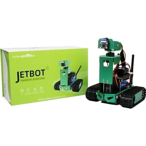 BlueRaven Jetson Nano Jetbot AI robot with HD Camera Coding with Python compatible with A02/B01