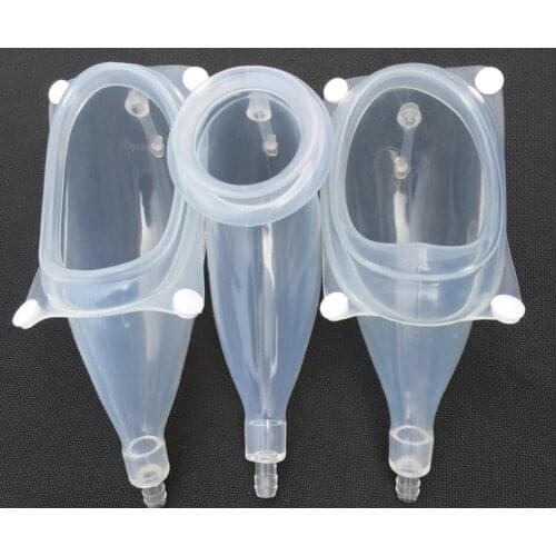 Silicone urinary male/female bedridden elderly hemiplegia urinal bag chamber pot with 4 bags 2 pants