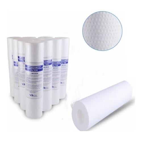 15pcs 1&5 Micron Pp Spun Polypropylene Sediment Water Filter Replacement Cartridge Reverse Osmosis 10 Inch Pp Cotton Filter 100g