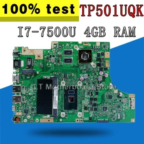 TP501U Motherboard 4G I7 CPU GT940 For Asus TP501UB TP501UQK TP501U TP501 Laptop motherboard TP501U Mainboard TP501U Motherboard