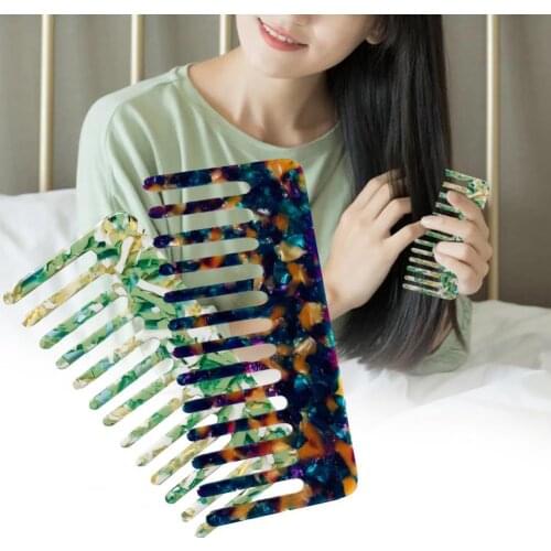 Comb Comfortable Harmless Acetic Acid Hair Cutting Styling Massage Comb for Bathroom