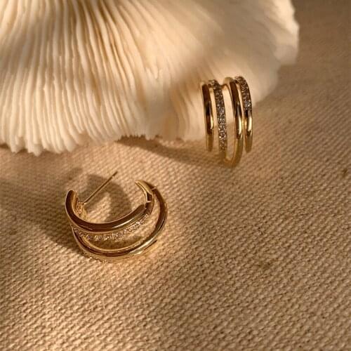 2020 New Korean Style Net Red Earrings Fashionable Small Simple Earrings Female Jewelry