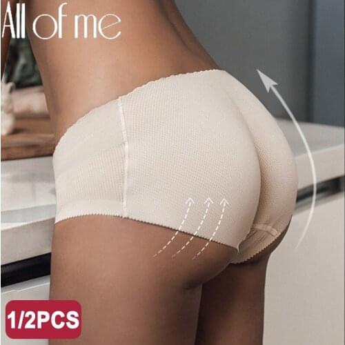 Sponge Padded Women Shaper Panties Fake Butt Ass Lingerie Seamless Underwear Butt Hip Enhancer Push Up Sexy Buttocks Body Shaper