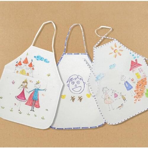 10Pcs/Set Kid Non-woven Disposable Stain-proof Sleeveless Painting Drawing Apron Learning & Education Drawing Toys
