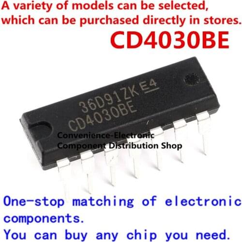 10PCS/PACK CD4030BE CD4030 grid and inverter DIP-14 quad exclusive or gate 2 input IC