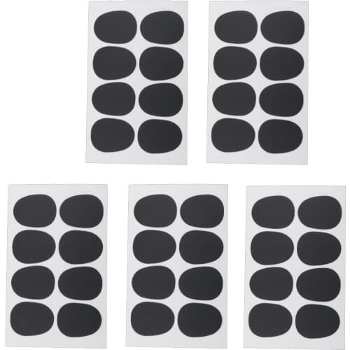 40 Pieces Alto/Tenor Saxophone Mouthpiece Patches Pads Rubber Cushions Soprano Tenor Alto Sax Replacement Part Accessory